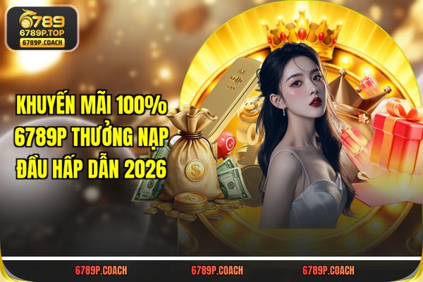 Khuyến Mãi 100% 789P - Thưởng Nạp Đầu Hấp Dẫn 2026