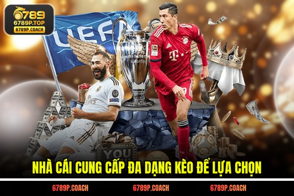Nhà cái cung cấp đa dạng kèo để lựa chọn